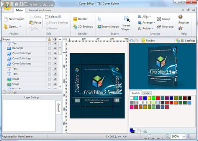 超酷的包装盒设计利器 TBS Cover Editor 2.5.5特别版深度解析